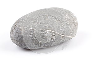 Zen stone - isolated over white