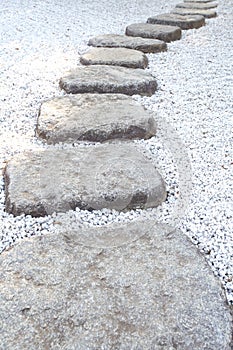 Zen stone path