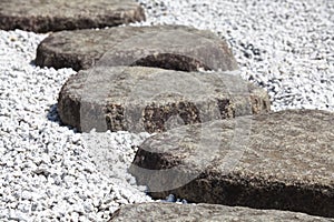 Zen stone path