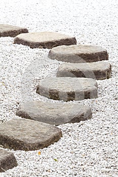 Zen stone path