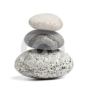 Zen stones balance concept