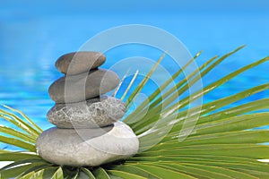 Zen stones pyramid