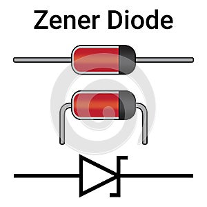 Zener Diode Vector Illustration