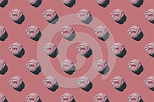 Zephyr on a pink background. Seamless Zephyr Pattern. Hard shadows