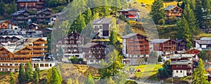 Zermatt, Switzerland aerial view