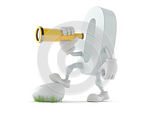 Zero character holding telescope