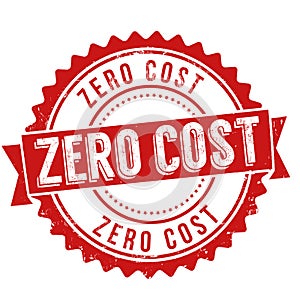 Zero cost sign or stamp