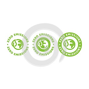 Zero emissions vector label