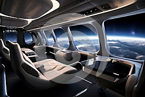 zero gravity interior utilizes magnetic fields to simulate a zer