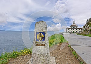 Zero Kilometer marker for Camino de Santiago de Compestela