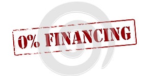 Zero percent financing