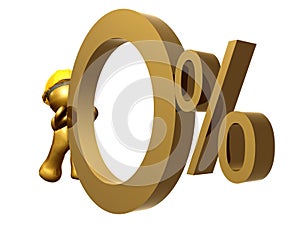 Zero percent interest rate