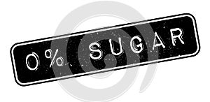 Zero percent sugar rubber stamp