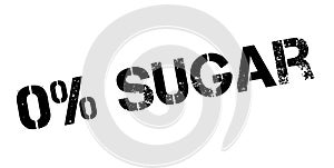 Zero percent sugar rubber stamp