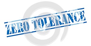 Zero tolerance blue stamp
