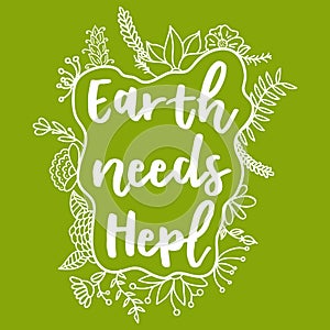 Zero Waste Concept. Hand drawn elements of zero waste life. Zero waste concept card