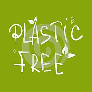 Zero Waste Concept. Hand drawn elements of zero waste life