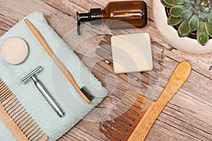 Zero waste ecological bathroom essentials