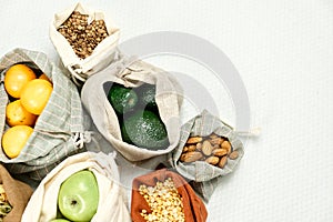 Zero Waste Food Storage Eco Bag Top View