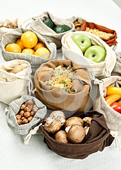 Zero Waste Food Storage Eco Bag Top View