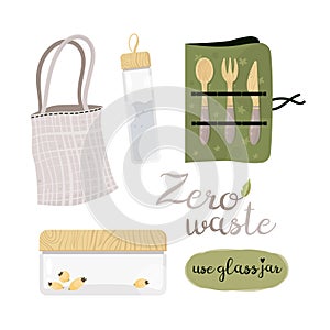 Zero waste lifestyle elements