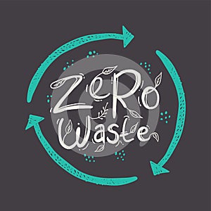 Zero waste logo.