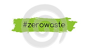 Zero waste logo icon. Reduce reuse vector eco green logo symbol.