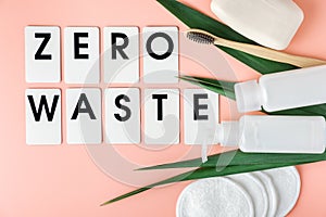 Zero waste, sustainable bathroom and lifestyle.