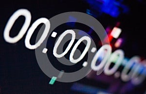 Zeroes on the abstract glitch background