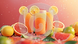 the zesty flavors of lemons, limes, and grapefruits come to life in a beautifully crafted juice