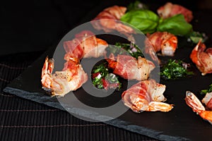 Zesty Marinated Bacon-Wrapped Shrimp