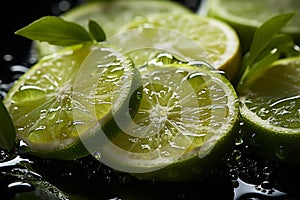 Zesty twist, a photogenic lime slice adds flair to any dish