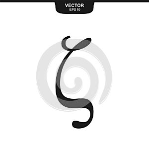 Zeta Lowercase Greek Alphabet Symbol photo