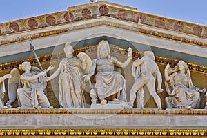 Zeus, Athena and other ancient Greek gods and deities