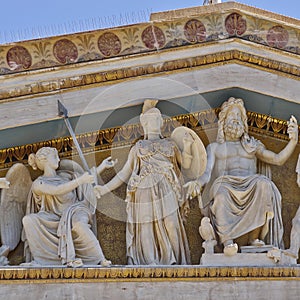 Zeus, Athena and other ancient Greek gods and deities