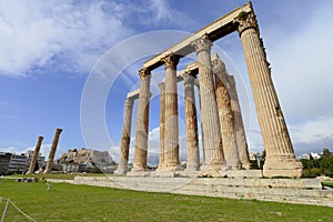 Zeus temple in Athens