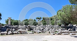 Zeus Temple Olympia Greece