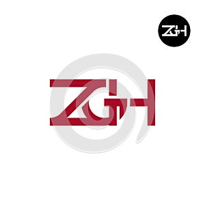 ZGH Logo Letter Monogram Design