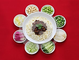 Zha jiang mian(Beijing style)