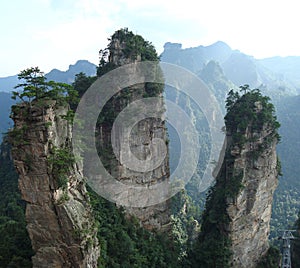 Zhang Jia Jie peaks in south China