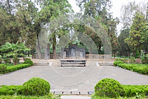 Zhang Qian Tomb(UNESCO World heritage site), Chenggu, Hanzhong, Shanxi, China. He was a famous Explorer and diplomat.