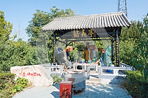 Zhangfei Temple. a famous historic site in Zhuozhou, Hebei, China.
