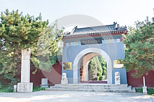 Zhangfei Temple. a famous historic site in Zhuozhou, Hebei, China.