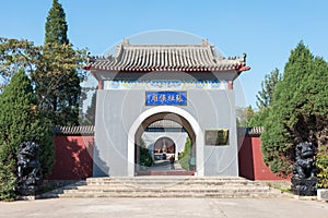 Zhangfei Temple. a famous historic site in Zhuozhou, Hebei, China.