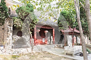 Zhanggongci Temple. a famous historic site in Xuchang, Henan, China.