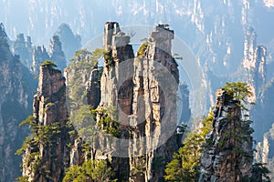 Zhangjiajie National forest park China