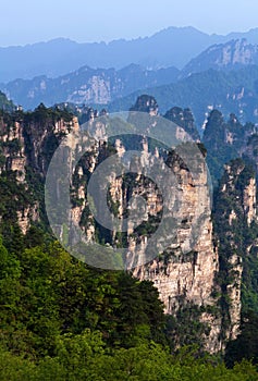 Zhangjiajie National Forest Park in Hunan Province, China