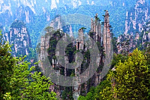 Zhangjiajie National Forest Park in Hunan Province, China