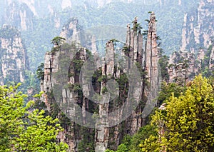 Zhangjiajie National Forest Park in Hunan Province, China