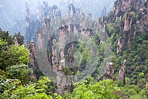 Zhangjiajie National Forest Park in Hunan province, China